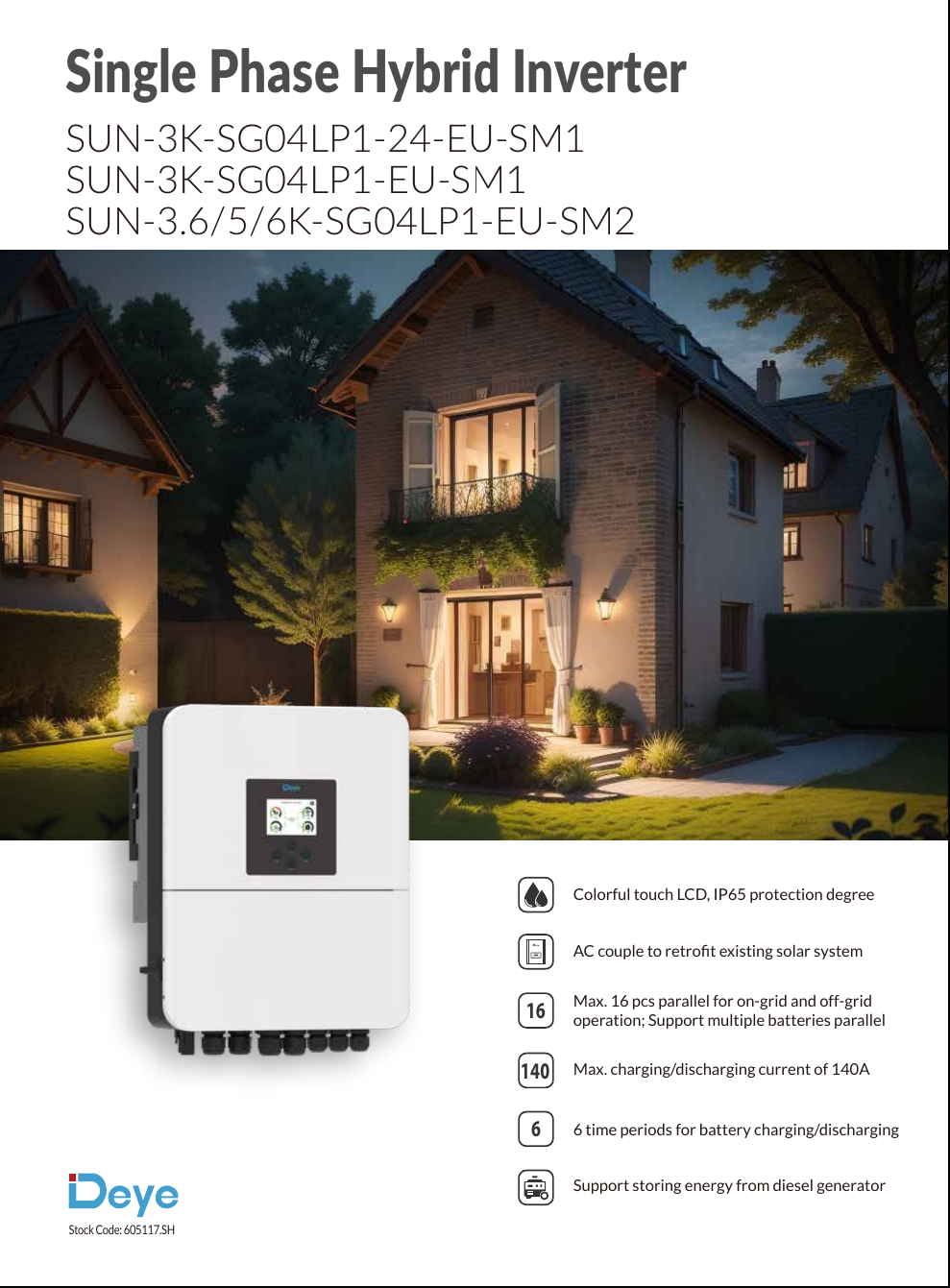 Single Phase Hybrid Inverter